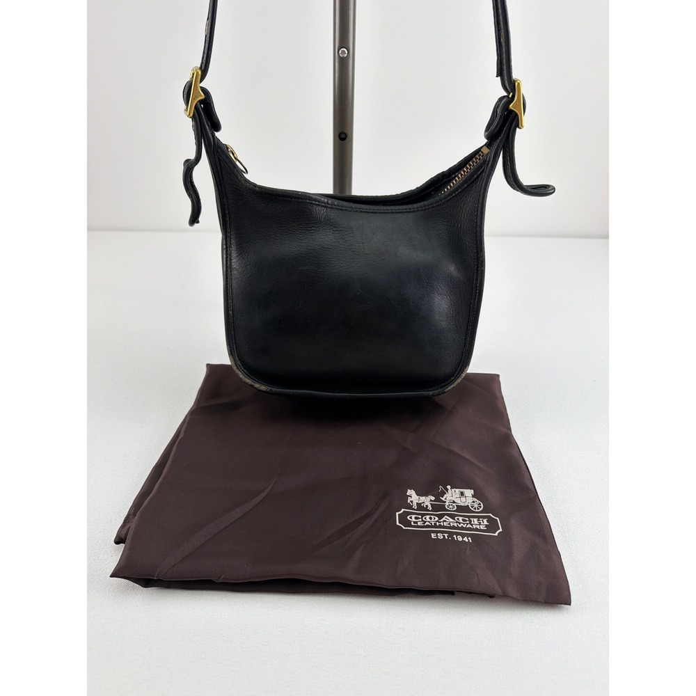 Coach Vintage 1999 Janice Legacy Bag Black Leather 9950 Minimalist 90s Retro